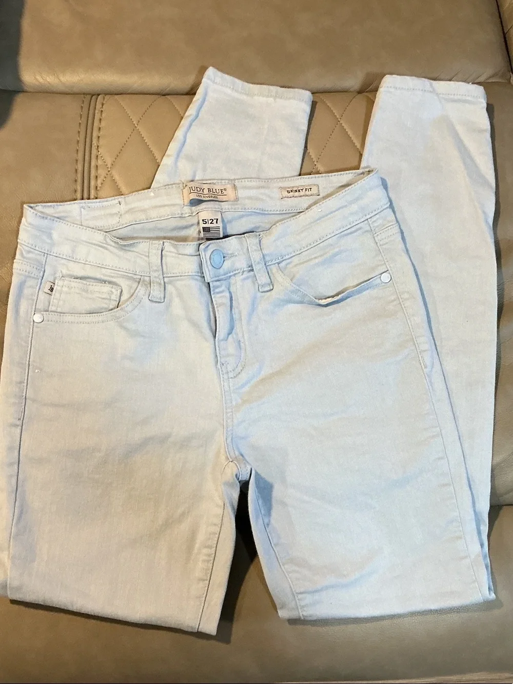 Judy Blue Pale Wash Skinny Jeans